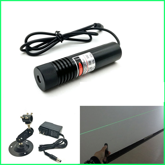 532nm 30mw 녹색 레이저 모듈 Line With power supply laser module holder Line Positioning Lamp